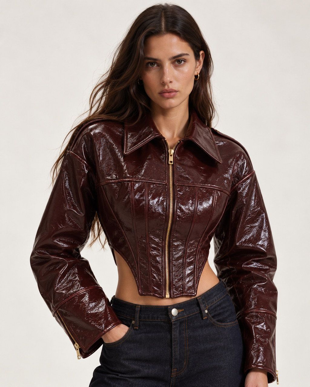 CUIR BORDEAUX