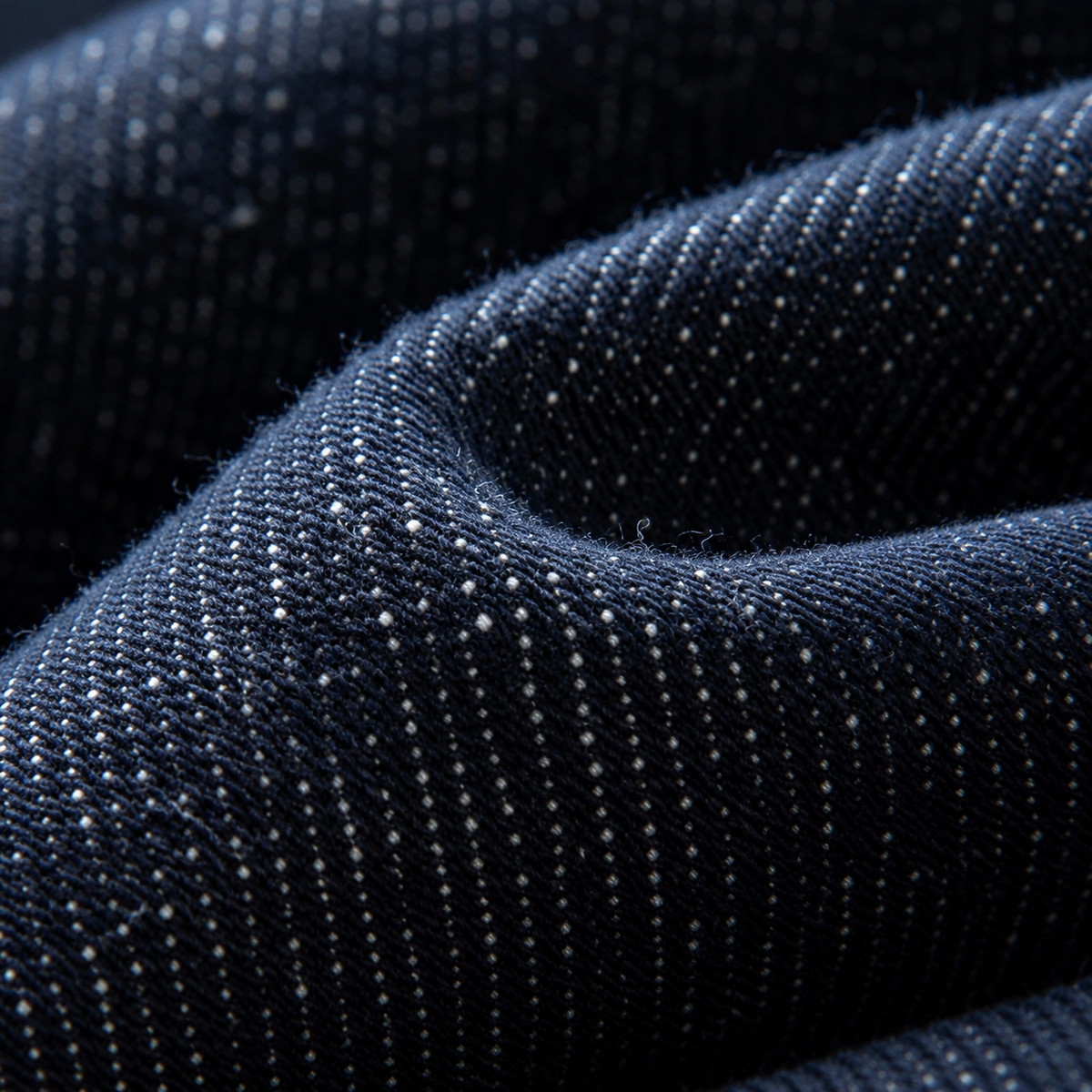 Jean large bleu denim indigo