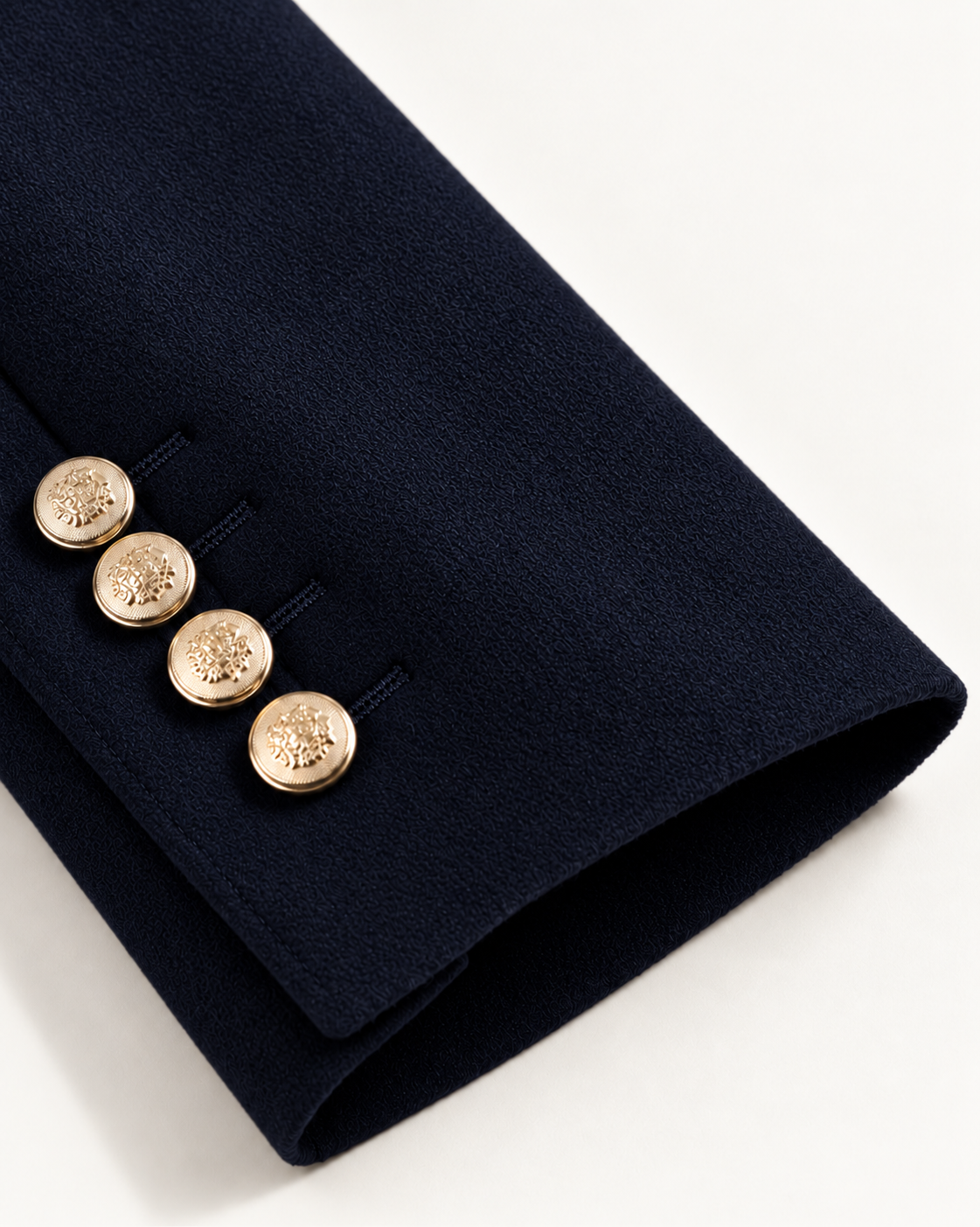 Manteau long bleu marine