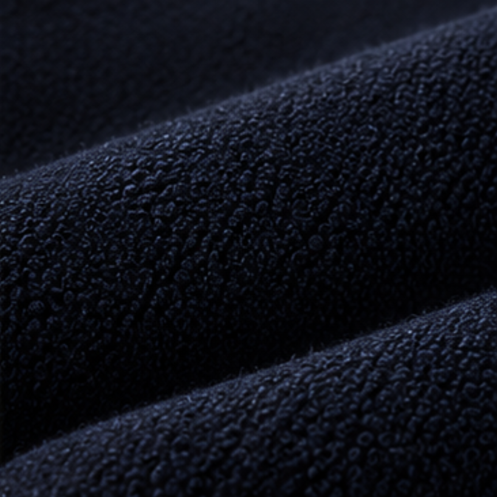 Manteau long bleu marine