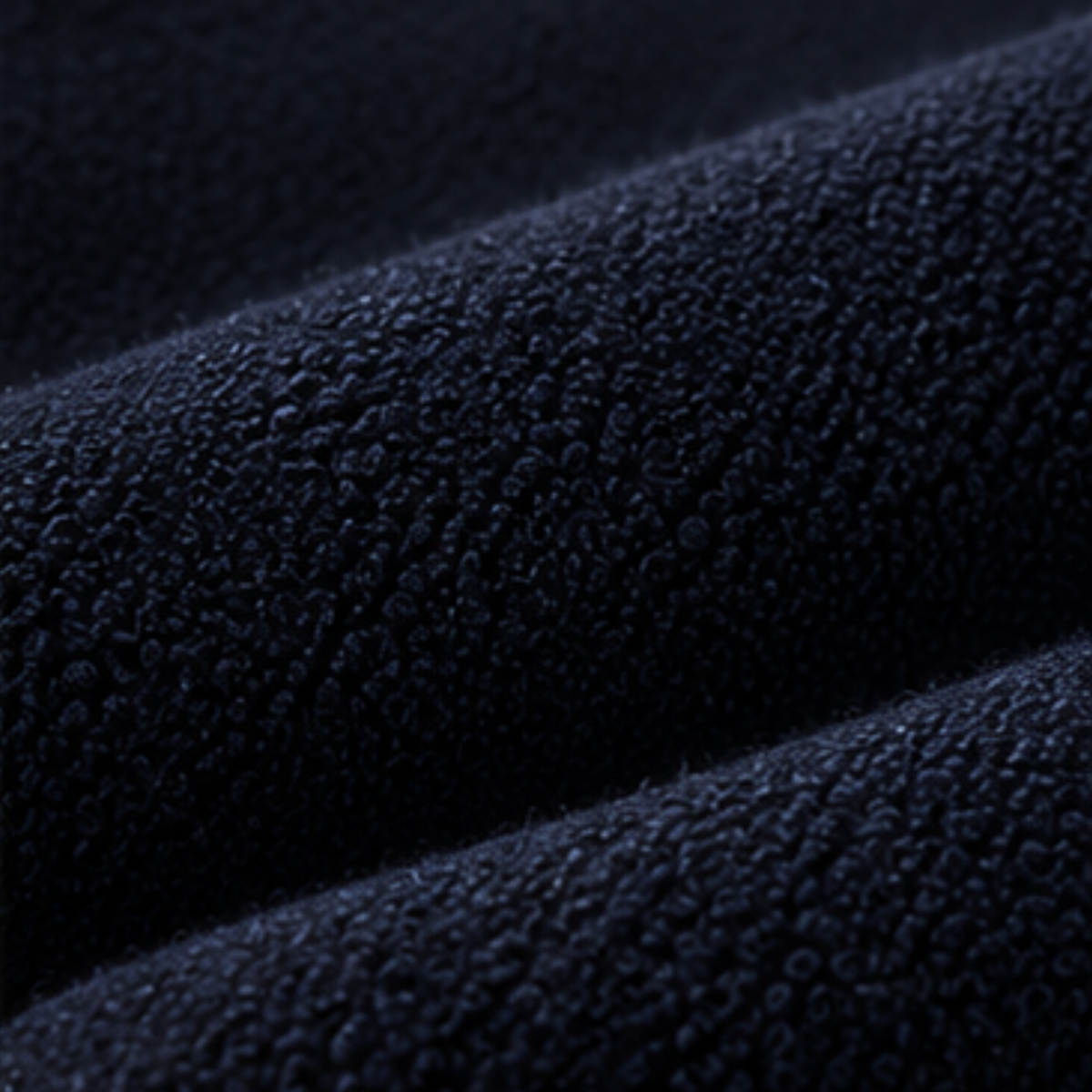 Manteau long bleu marine